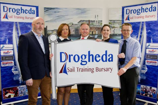 Launch of the Drogheda Sail Training Bursary took place recently. The bursary is a unique new sponsorship structure between Public and Private enterprise from the locality. 
