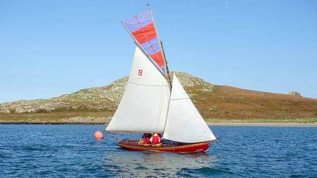 Howth 17 sailing at Howth Yacht Club's Autumn League. The series finished in superb weather yesterday