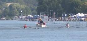 Sadhbh O&#039;Connor and Natalie Long race Grace Prendergast and Kerri Gowler at Henley