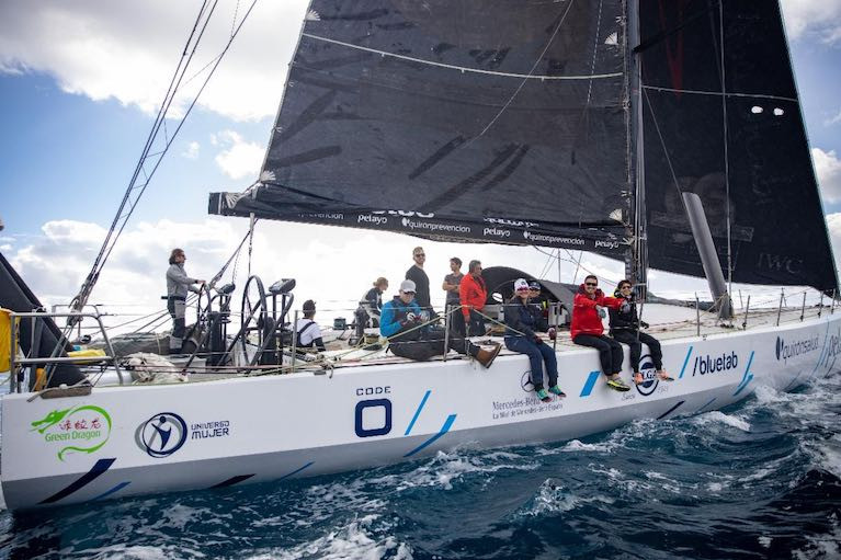 Green Dragon crossed the Atlantic in a time of 9 days, 18 hours, 53 mins and 40 secs