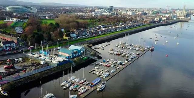 Poolbeg Yacht & Boat Club’s cityside marina is inevitably under threat from road and harbour infrastructure expansion plans
