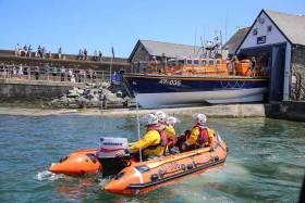 The RNLI operates over 230 lifeboat stations with 46 in Ireland, such as the above in County Wicklow. The RNLI is independent of Coast Guard and government and depends on voluntary donations and legacies to maintain its rescue service