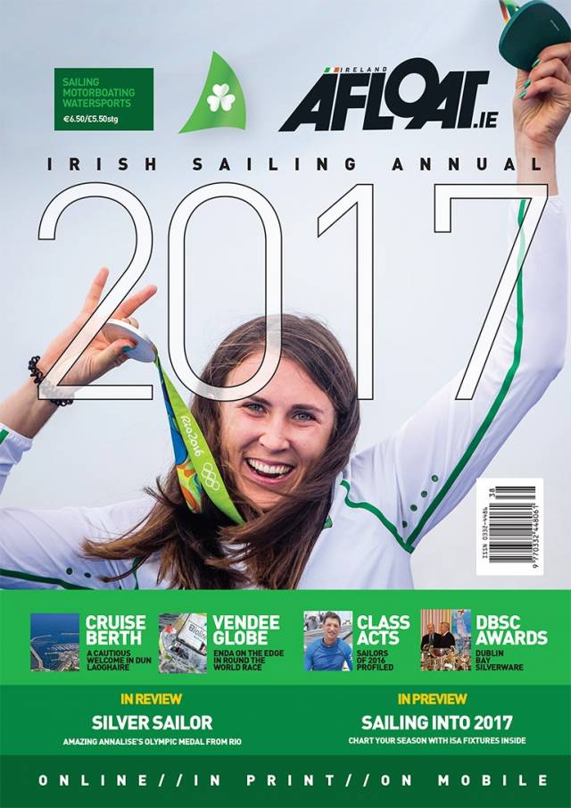 The ideal stocking filler for the sailor in your life! Get a copy of the 2017 Irish Sailing Annual posted directly to you.   Priced at €6.50 plus €3.00 postage (Ireland and UK) 