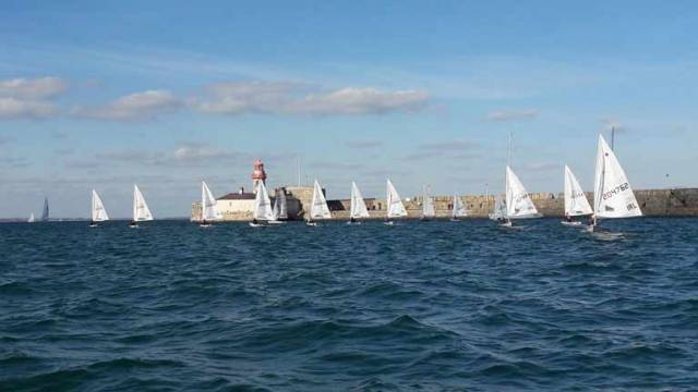 Over 30 dinghies competed on the water in the 4 race no discard format