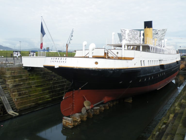 Maritime Heritage in the North welcomed a boost for the Cherbourg registered SS Nomadic and Titanic Belfast with Covid Recovery Grants. The tender occupies the oldest Queen&#039;s Island dry dock, Hamilton Dock, (built 1864-1867). AFLOAT adds what about the scene in the south? and our historic maritime infrastructure? notably Dublin&#039;s Grand Canal Dock Basin&#039;s (older) graving dry-docks (1790&#039;s) as Waterways Ireland plan to sell (see link below &#039;Inland Waterways&#039; story, 20th Feb). At the dry-dock for &#039;safekeeping&#039; is the former Aran Islands ferry Naomh Éanna, a rare survivor of an Irish built &#039;ship! aptly constructed in the capital. 