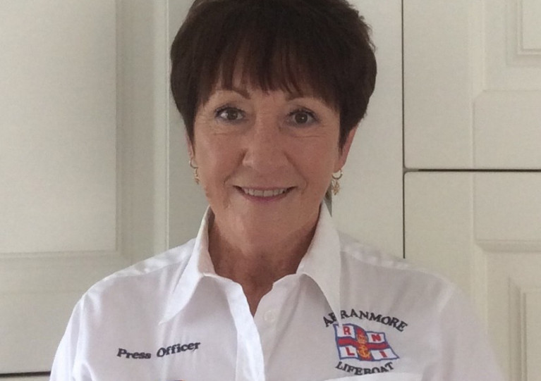 Retired nurse Nora Flanagan is Arranmore RNLI’s lifeboat press officer