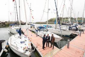 The new 40–berth Bantry Harbour Marina is among the facilities being marketed to potential visitors at the Southampton Boat Show over the next week 