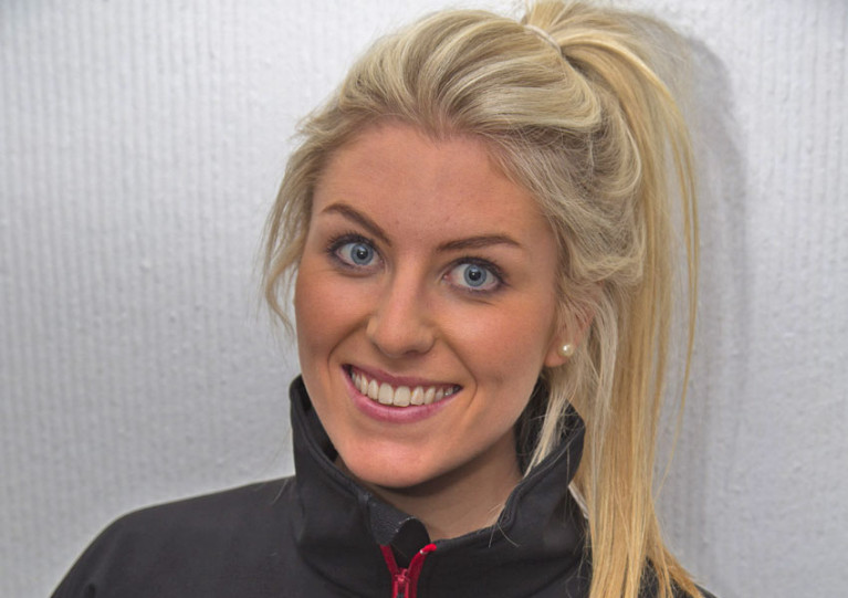 Saskia Tidey from the Royal Irish Yacht Club will join sailing partner Charlotte Dobson in the 49erFX at Enoshima